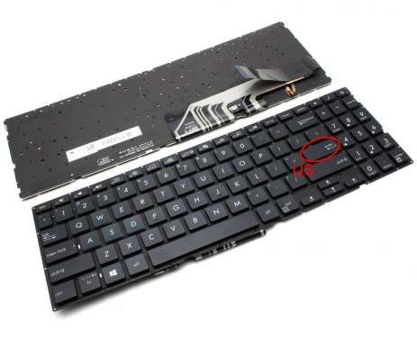 Tastatura Asus VivoBook 15 X571GD iluminata. Keyboard Asus VivoBook 15 X571GD. Tastaturi laptop Asus VivoBook 15 X571GD. Tastatura notebook Asus VivoBook 15 X571GD