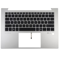 Tastatura HP EliteBook 845 G11 Neagra cu Palmrest Argintiu fara TouchPad iluminata backlit. Keyboard HP EliteBook 845 G11 Neagra cu Palmrest Argintiu fara TouchPad. Tastaturi laptop HP EliteBook 845 G11 Neagra cu Palmrest Argintiu fara TouchPad. Tastatura notebook HP EliteBook 845 G11 Neagra cu Palmrest Argintiu fara TouchPad