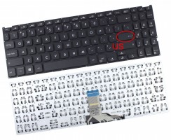 Tastatura Asus X515DA Neagra. Keyboard Asus X515DA. Tastaturi laptop Asus X515DA. Tastatura notebook Asus X515DA