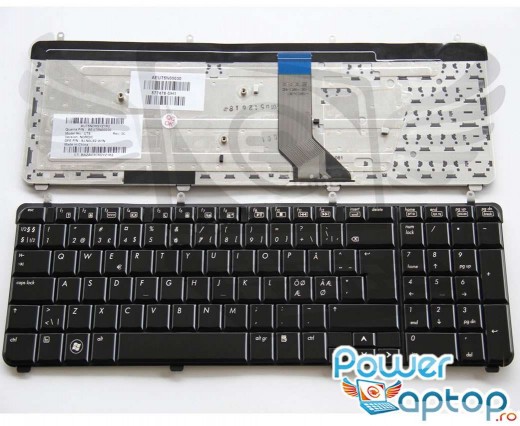Tastatura HP Pavilion dv7 2030 Neagra. Keyboard HP Pavilion dv7 2030 Neagra. Tastaturi laptop HP Pavilion dv7 2030 Neagra. Tastatura notebook HP Pavilion dv7 2030 Neagra