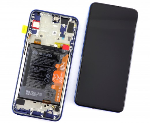 Ansamblu Display LCD + Touchscreen Huawei P Smart Z Display Original Service Pack Blue Albastru . Ecran + Digitizer Huawei P Smart Z Display Original Service Pack Blue Albastru