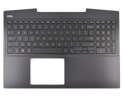 Tastatura Dell AP22C000630 Gri cu Palmrest Gri iluminata backlit. Keyboard Dell AP22C000630 Gri cu Palmrest Gri. Tastaturi laptop Dell AP22C000630 Gri cu Palmrest Gri. Tastatura notebook Dell AP22C000630 Gri cu Palmrest Gri