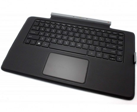 Tastatura HP Envy X2 13-j100 Neagra Docking cu Palmrest si Touchpad iluminata backlit. Keyboard HP Envy X2 13-j100 Neagra Docking cu Palmrest si Touchpad. Tastaturi laptop HP Envy X2 13-j100 Neagra Docking cu Palmrest si Touchpad. Tastatura notebook HP Envy X2 13-j100 Neagra Docking cu Palmrest si Touchpad