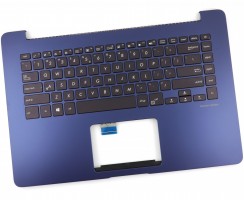 Tastatura Asus ZenBook UX530U Neagra cu Palmrest Albastru Inchis iluminata backlit. Keyboard Asus ZenBook UX530U Neagra cu Palmrest Albastru Inchis. Tastaturi laptop Asus ZenBook UX530U Neagra cu Palmrest Albastru Inchis. Tastatura notebook Asus ZenBook UX530U Neagra cu Palmrest Albastru Inchis