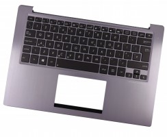 Tastatura Asus U38DT Gri cu Palmrest Gri iluminata backlit. Keyboard Asus U38DT Gri cu Palmrest Gri. Tastaturi laptop Asus U38DT Gri cu Palmrest Gri. Tastatura notebook Asus U38DT Gri cu Palmrest Gri