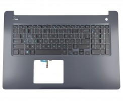 Tastatura Dell 06XX1G Neagra cu Palmrest Gri iluminata backlit. Keyboard Dell 06XX1G Neagra cu Palmrest Gri. Tastaturi laptop Dell 06XX1G Neagra cu Palmrest Gri. Tastatura notebook Dell 06XX1G Neagra cu Palmrest Gri