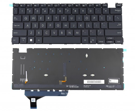 Tastatura Asus ZenBook 14 UX3402VA Neagra iluminata. Keyboard Asus ZenBook 14 UX3402VA. Tastaturi laptop Asus ZenBook 14 UX3402VA. Tastatura notebook Asus ZenBook 14 UX3402VA