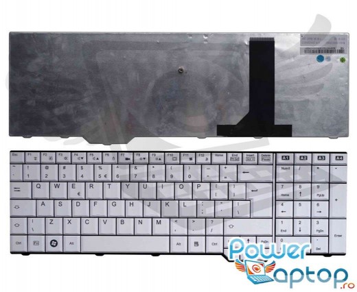 Tastatura Fujitsu Siemens Amilo X3670 alba. Keyboard Fujitsu Siemens Amilo X3670 alba. Tastaturi laptop Fujitsu Siemens Amilo X3670 alba. Tastatura notebook Fujitsu Siemens Amilo X3670 alba