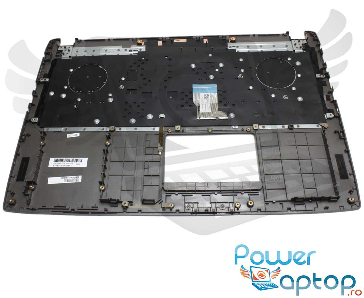 Tastatura Asus 90NB0DR5 R31UI0 neagra cu Palmrest argintiu iluminata backlit ASUS imagine noua reconect.ro