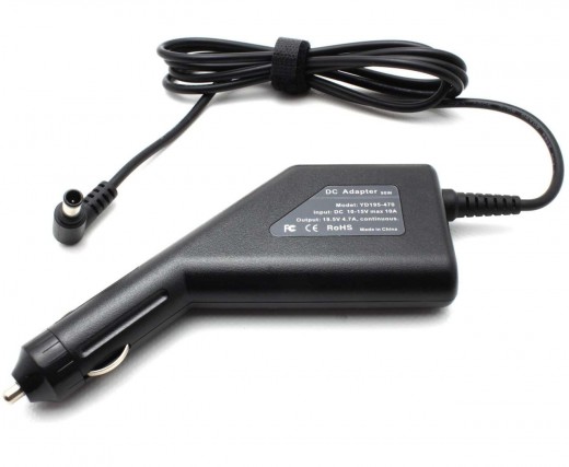 Incarcator auto Sony Vaio VPCEE33FX 90W. Alimentator auto Sony Vaio VPCEE33FX. Incarcator laptop auto Sony Vaio VPCEE33FX. Alimentator auto laptop Sony Vaio VPCEE33FX. Incarcator auto notebook Sony Vaio VPCEE33FX