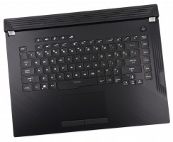 Tastatura Asus 9KNR0-4618US00 Neagra cu Palmrest Negru si TouchPad iluminata backlit. Keyboard Asus 9KNR0-4618US00 Neagra cu Palmrest Negru si TouchPad. Tastaturi laptop Asus 9KNR0-4618US00 Neagra cu Palmrest Negru si TouchPad. Tastatura notebook Asus 9KNR0-4618US00 Neagra cu Palmrest Negru si TouchPad