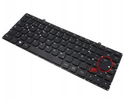 Tastatura Lenovo 25212862 iluminata. Keyboard Lenovo 25212862. Tastaturi laptop Lenovo 25212862. Tastatura notebook Lenovo 25212862