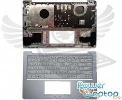 Tastatura Asus VivoBook X202E alba cu Palmrest argintiu. Keyboard Asus VivoBook X202E alba cu Palmrest argintiu. Tastaturi laptop Asus VivoBook X202E alba cu Palmrest argintiu. Tastatura notebook Asus VivoBook X202E alba cu Palmrest argintiu