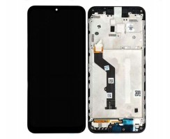 Ansamblu Display LCD  + Touchscreen Motorola Moto E7 PLUS XT2081-1 Original Service Pack cu rama neagra. Modul Ecran + Digitizer Motorola Moto E7 PLUS XT2081-1 Original Service Pack cu rama