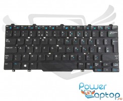 Tastatura Dell Latitude 3350 iluminata. Keyboard Dell Latitude 3350. Tastaturi laptop Dell Latitude 3350. Tastatura notebook Dell Latitude 3350