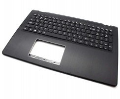 Tastatura Lenovo Flex 3-1570 Negra cu Palmrest Negru iluminata backlit. Keyboard Lenovo Flex 3-1570 Negra cu Palmrest Negru. Tastaturi laptop Lenovo Flex 3-1570 Negra cu Palmrest Negru. Tastatura notebook Lenovo Flex 3-1570 Negra cu Palmrest Negru