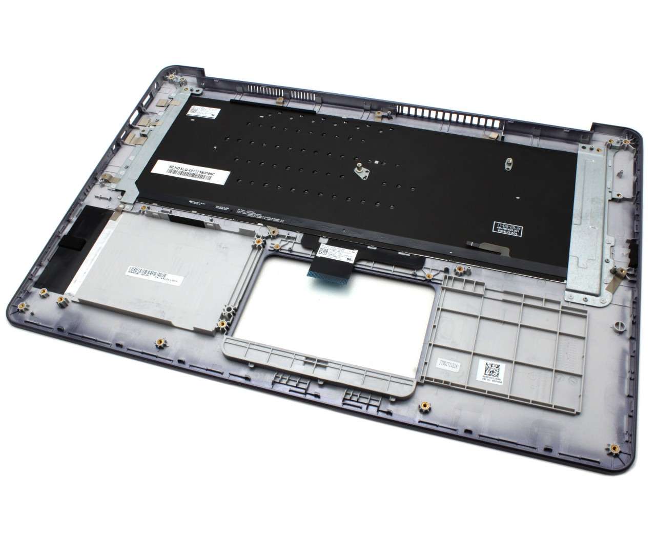 Tastatura Asus S510UN neagra cu Palmrest Albastru iluminata backlit