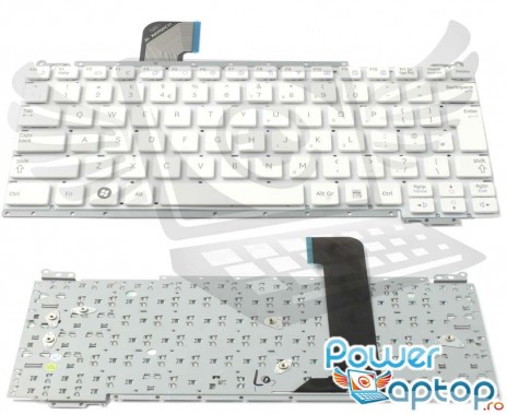 Tastatura Samsung  NC110 alba. Keyboard Samsung  NC110. Tastaturi laptop Samsung  NC110. Tastatura notebook Samsung  NC110