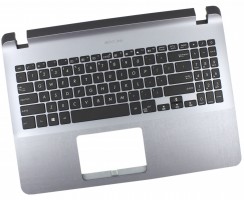 Tastatura Asus X507UA Neagra cu Palmrest Gri. Keyboard Asus X507UA Neagra cu Palmrest Gri. Tastaturi laptop Asus X507UA Neagra cu Palmrest Gri. Tastatura notebook Asus X507UA Neagra cu Palmrest Gri