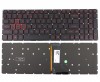 Tastatura Acer NK.I1513.053 Neagra cu Taste Rosii iluminata backlit. Keyboard Acer NK.I1513.053 Neagra cu Taste Rosii. Tastaturi laptop Acer NK.I1513.053 Neagra cu Taste Rosii. Tastatura notebook Acer NK.I1513.053 Neagra cu Taste Rosii