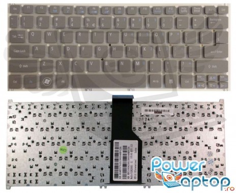 Tastatura Acer Aspire S3-331  gri. Keyboard Acer Aspire S3-331  gri. Tastaturi laptop Acer Aspire S3-331  gri. Tastatura notebook Acer Aspire S3-331  gri