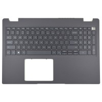 Tastatura Dell JYG4Y Gri cu Palmrest Gri fara TouchPad iluminata backlit. Keyboard Dell JYG4Y Gri cu Palmrest Gri fara TouchPad. Tastaturi laptop Dell JYG4Y Gri cu Palmrest Gri fara TouchPad. Tastatura notebook Dell JYG4Y Gri cu Palmrest Gri fara TouchPad