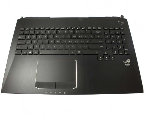 Tastatura Asus G750JH iluminata cu Palmrest negru si Touchpad. Keyboard Asus G750JH iluminata cu Palmrest negru si Touchpad. Tastaturi laptop Asus G750JH iluminata cu Palmrest negru si Touchpad. Tastatura notebook Asus G750JH iluminata cu Palmrest negru si Touchpad