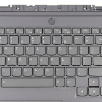 Tastatura Lenovo LOQ 15APH8 Gri cu Palmrest Gri si TouchPad iluminata backlit