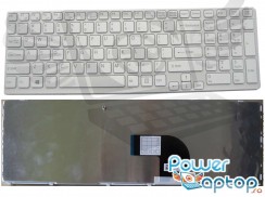 Tastatura Sony Vaio SVE17 alba. Keyboard Sony Vaio SVE17 alba. Tastaturi laptop Sony Vaio SVE17 alba. Tastatura notebook Sony Vaio SVE17 alba