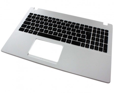 Tastatura Asus  R512MAV neagra cu Palmrest alb. Keyboard Asus  R512MAV neagra cu Palmrest alb. Tastaturi laptop Asus  R512MAV neagra cu Palmrest alb. Tastatura notebook Asus  R512MAV neagra cu Palmrest alb