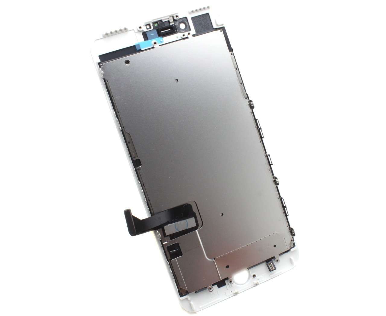 Display iPhone 7 Plus LCD Alb Complet Cu Tablita Metalica Si Conector Amprenta (Alb) (Alb)