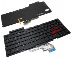 Tastatura Asus 6037B0172901 iluminata layout US fara rama enter mic