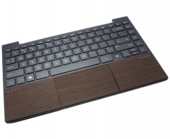 Tastatura HP 13-AY Gri cu Palmrest Wood Edition iluminata backlit. Keyboard HP 13-AY Gri cu Palmrest Wood Edition. Tastaturi laptop HP 13-AY Gri cu Palmrest Wood Edition. Tastatura notebook HP 13-AY Gri cu Palmrest Wood Edition