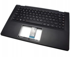 Tastatura Lenovo 5CB0J34031 Neagra cu Palmrest negru iluminata backlit. Keyboard Lenovo 5CB0J34031 Neagra cu Palmrest negru. Tastaturi laptop Lenovo 5CB0J34031 Neagra cu Palmrest negru. Tastatura notebook Lenovo 5CB0J34031 Neagra cu Palmrest negru