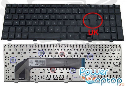 Tastatura HP ProBook 4540S. Keyboard HP ProBook 4540S. Tastaturi laptop HP ProBook 4540S. Tastatura notebook HP ProBook 4540S