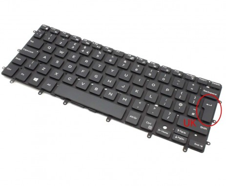 Tastatura Dell XPS 13 9350 iluminata. Keyboard Dell XPS 13 9350. Tastaturi laptop Dell XPS 13 9350. Tastatura notebook Dell XPS 13 9350