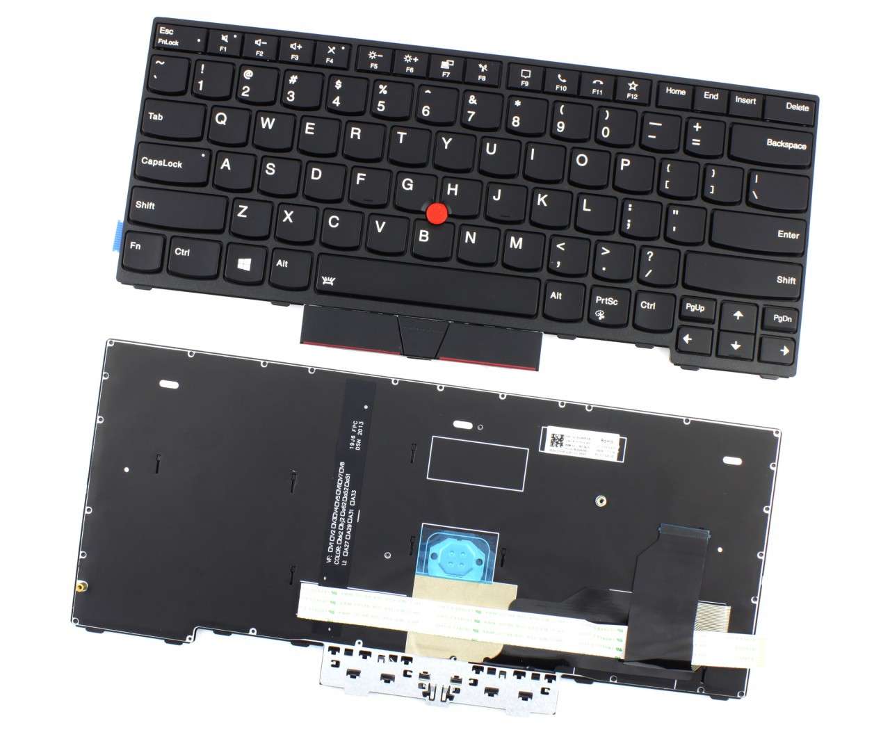 Tastatura Lenovo ThinkPad L14 Gen 1 Type 20U6 Neagra cu TrackPoint iluminata backlit image0