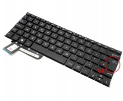 Tastatura Asus VivoBook X202E layout UK fara rama enter mare