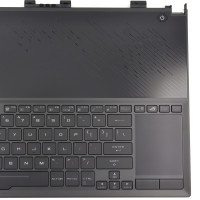 Tastatura Asus 90NR01D1-R31US0 Neagra cu Palmrest Negru cu TouchPad iluminata rgb backlit