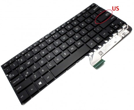 Tastatura Asus 0KNB0-2627RU00 iluminata. Keyboard Asus 0KNB0-2627RU00. Tastaturi laptop Asus 0KNB0-2627RU00. Tastatura notebook Asus 0KNB0-2627RU00