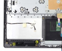 Tastatura Lenovo AP22C000630 Gri cu Palmrest Argintiu si TouchPad
