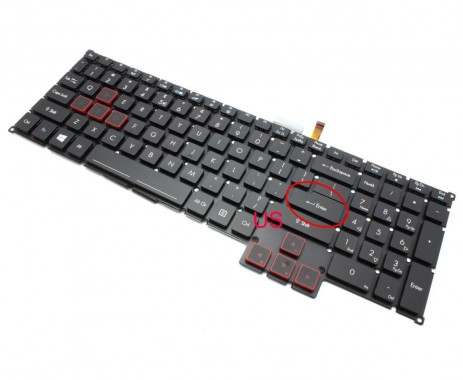 Tastatura Acer NKI1513025 iluminata. Keyboard Acer NKI1513025. Tastaturi laptop Acer NKI1513025. Tastatura notebook Acer NKI1513025