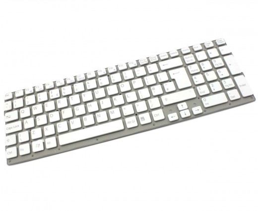 Tastatura Sony VAIO VPCEB alba. Keyboard Sony VAIO VPCEB. Tastaturi laptop Sony VAIO VPCEB. Tastatura notebook Sony VAIO VPCEB