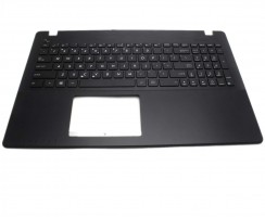 Tastatura Asus  X552E neagra cu Palmrest negru. Keyboard Asus  X552E neagra cu Palmrest negru. Tastaturi laptop Asus  X552E neagra cu Palmrest negru. Tastatura notebook Asus  X552E neagra cu Palmrest negru