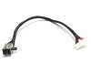 Mufa alimentare Dell Inspiron 15 3567 cu fir si conector cu 6 pini/5 fire pini. DC Jack Dell Inspiron 15 3567 cu fir