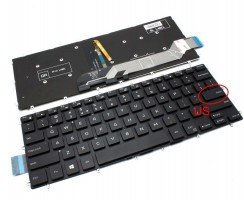 Tastatura Dell Inspiron 14 7466 iluminata. Keyboard Dell Inspiron 14 7466. Tastaturi laptop Dell Inspiron 14 7466. Tastatura notebook Dell Inspiron 14 7466