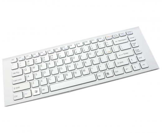 Tastatura Sony Vaio VPC EG alba. Keyboard Sony Vaio VPC EG alba. Tastaturi laptop Sony Vaio VPC EG alba. Tastatura notebook Sony Vaio VPC EG alba