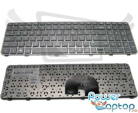 Tastatura HP Pavilion dv6 6c60 Neagra. Keyboard HP Pavilion dv6 6c60 Neagra. Tastaturi laptop HP Pavilion dv6 6c60 Neagra. Tastatura notebook HP Pavilion dv6 6c60 Neagra