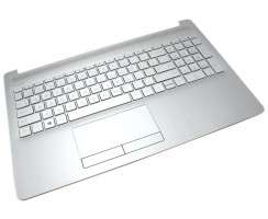 Tastatura HP 15-da0041nq argintie cu Palmrest argintiu. Keyboard HP 15-da0041nq argintie cu Palmrest argintiu. Tastaturi laptop HP 15-da0041nq argintie cu Palmrest argintiu. Tastatura notebook HP 15-da0041nq argintie cu Palmrest argintiu