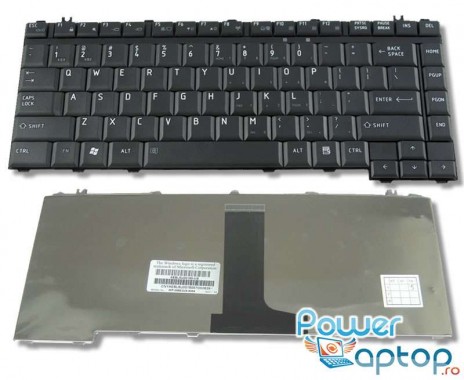 Tastatura Toshiba Satellite A205 neagra. Keyboard Toshiba Satellite A205 neagra. Tastaturi laptop Toshiba Satellite A205 neagra. Tastatura notebook Toshiba Satellite A205 neagra